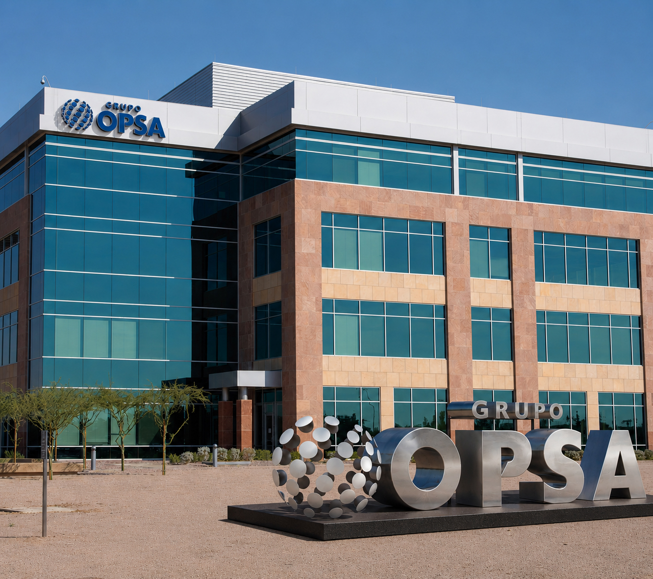 OPSA - branding de edificio